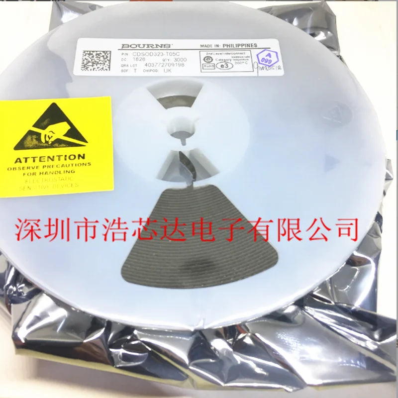 50pcs/lot CDSOD323-T05C ESD Electrostatic protection diode SOD-323 Mark：5C BOURNS New original