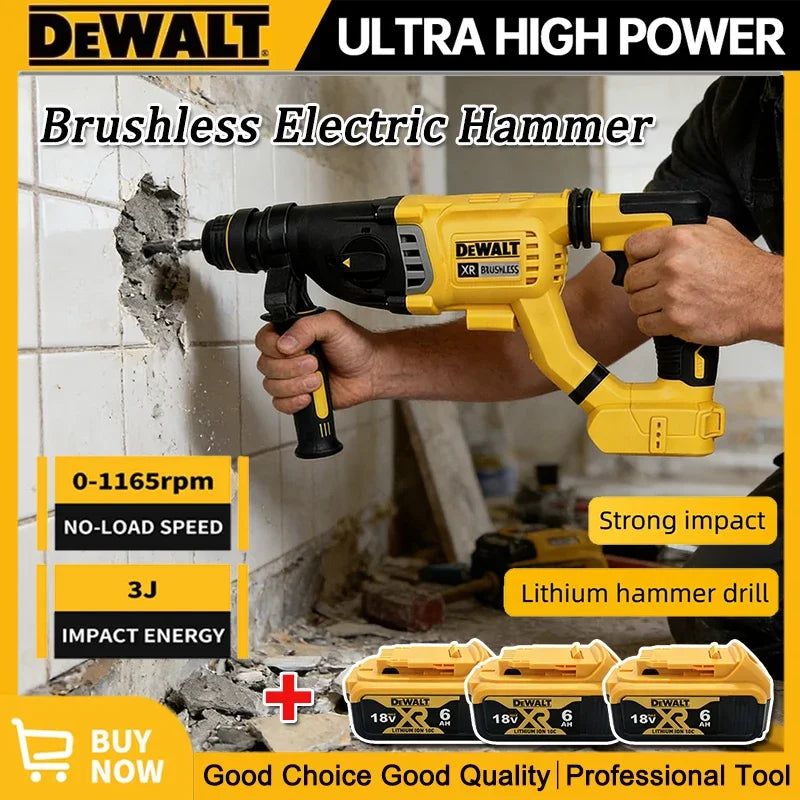 DeWalt Multifunctional Power Tools Cordless Brushless Angle Grinder Cutter Electric Wrench Polisher Air Pump Heat Gun for 18v