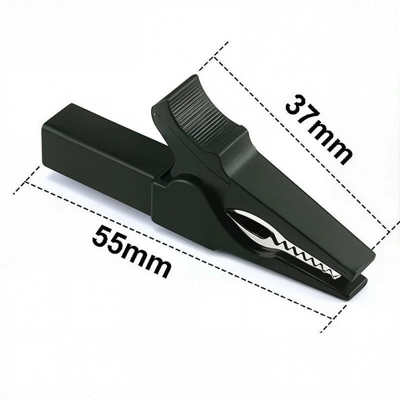 6pcs Alligator Clips 55mm Battery Test Crocodile Clamp Connector For Banana Plug 4mm Multimeter Pen Cable Probes Alligator Clip