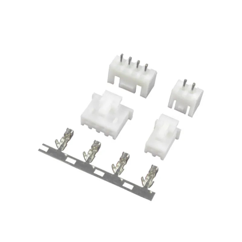 10Sets XHB 2.54MM Connector with Buckle Hole Though Type 2/3/4/5/6/7/8/9/10 Pin Straight /Curved Pin+Housing+Crimp Terminal Kits