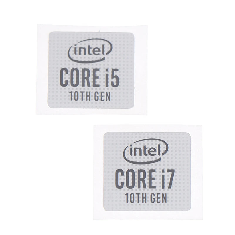 100% Brand New  5pcs 10th Generation Core I5 I7 I9 DIY Sticker Label Notebook Decoration