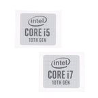 100% Brand New  5pcs 10th Generation Core I5 I7 I9 DIY Sticker Label Notebook Decoration