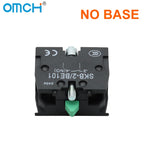 OMCH Button Switch Self Reset SKB2 Small Mushroom Head Emergency Stop 22mm Knob Key Start Inching Power On