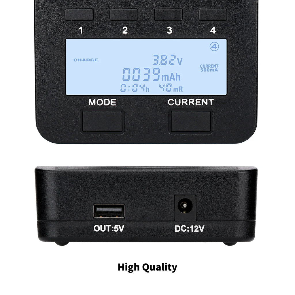 LiitoKala LII-500 Smart Universal LCD Battery Charger for Li-ion Ni Mh AA AAA 10440 14500 16340 17335 17500 18490 17670 18650