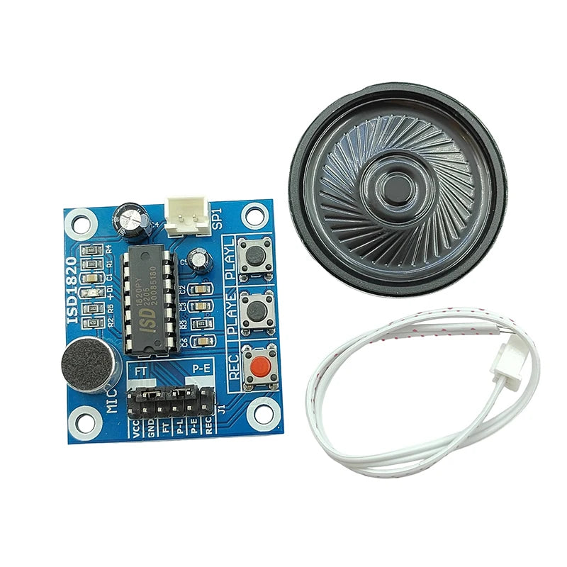 ISD1820 DC5V Voice Recording Recorder Module With Mic Sound Audio Loudspeaker