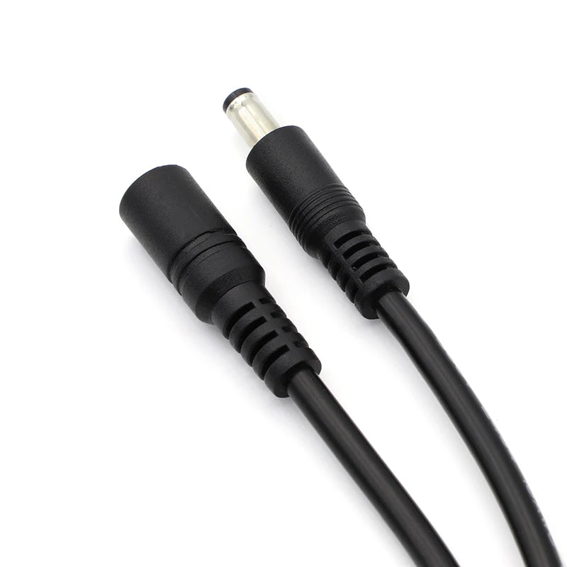 1/2/5Pcs 18AWG 5.5x2.1mm DC Male or Female Power Plug Cable Jack Adapter Connector 12V 10A Power Supply Cords DIY For CCTV LED