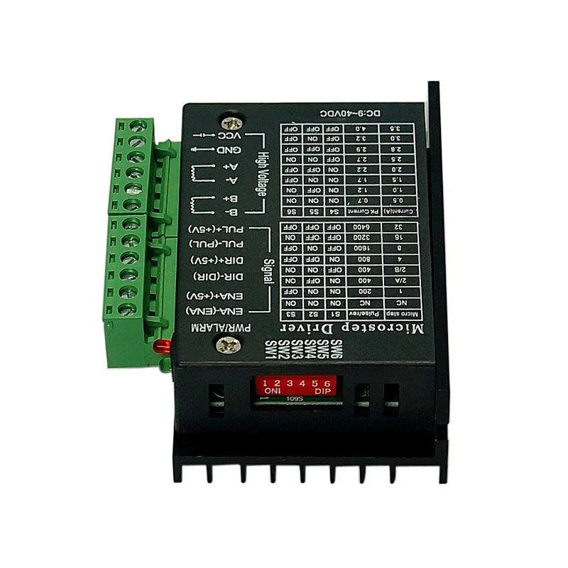 TB6600 Upgraded Stepper Motor Driver 32 Segments 4.0A 42VDC For 42 57 86 Nema Motor