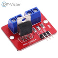 0-24V 3.3V 5V Top Mosfet Button PWM regulating IRF520 MOS Driver Module For Arduino MCU ARM Raspberry pi