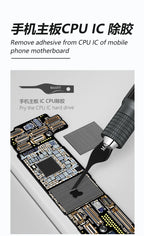 Maant MY-102 Blade Set BGA Maintenance Knife For iPhone CPU NAND CHIP IC Remove Glue Disassemble Rework Blade Knife Tools Kit