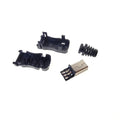 10Pieces 9Types Mini USB Connector B Type USB 2.0 Jack 5pin SMT DIP PCB Board Sink 1.7 USB Socket Female Jack 2.0