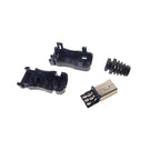 10Pieces 9Types Mini USB Connector B Type USB 2.0 Jack 5pin SMT DIP PCB Board Sink 1.7 USB Socket Female Jack 2.0