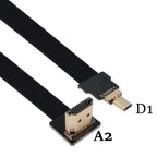 Camera 0.05M-1M FPC flexible cable drone aerial photo transmission FPV Micro HDMI to HDMI HD cable