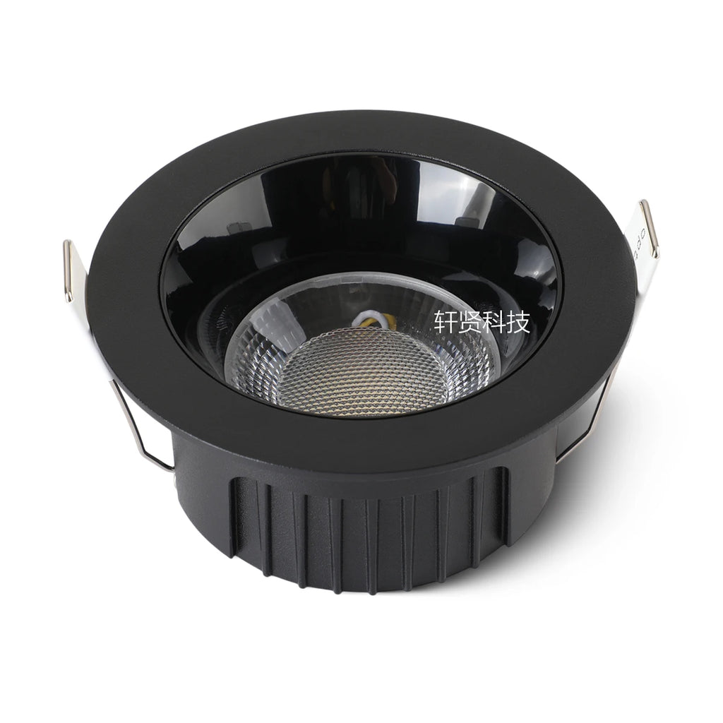 Recessed Round LED COB Ceiling Spot Light 5 CCT Switchable/ Tuya BLE/ Zigbee/ DALI Fixtures Lighting Indoor Smart Lamp Lighting