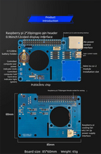 LCKVM Computer Remote Control PiKVM Expansion Board ATX Power Control OLED PCF8563 RTC