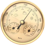 Ship barometer wall-mounted atmospheric pressure gauge multi-function pointer temperature humidity and barometer