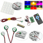 DIY 0.8mm Pin 1x1 1x2 1x4 Length 50cm SMD LED 2835  Remote Control Building Block Flash Lamp City Street Light Bricks