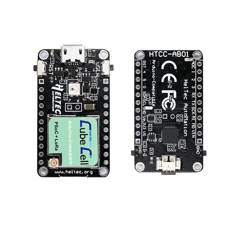 2PC New lOT Lora Node HTCC-AB01 forArduino loT Lora Node v2 Version433MHZ/868-915MHZ ASR6501 Cubecell Development Board