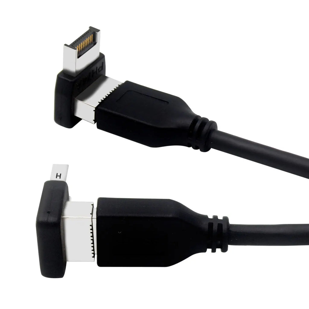 USB 3.1 Front Panel Header Type E to USB C Type C Expansion Cable Adapter Connector for Desktop Computer Motherboard Plug