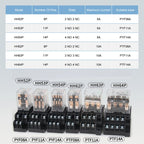 10pcs Small Intermediate Relay AC 220V DC C24 HH52P HH53P HH62P HH63P LED  General Mini Electromagnetic Relay Wholesale