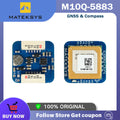 Matek Systems GNSS M10Q-5883 M10 GPS with Compass QMC5883L Module Digital AirSpeed 4~9V For FPV Racing Drone