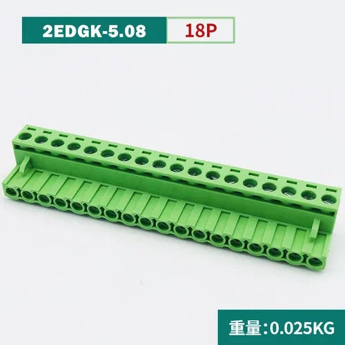 2EDGK-5.08MM Plug-in Terminal Block PCB Plug 2P3P10P12P14P16P-24P