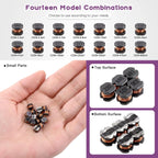 140 Pcs 14 Value 2.2UH - 680UH CD54 Wirewound SMD Power Inductor Combo Kit 2.2UH 3.3UH 4.7UH 6.8UH 10UH 22UH 333UH 47UH 68UH