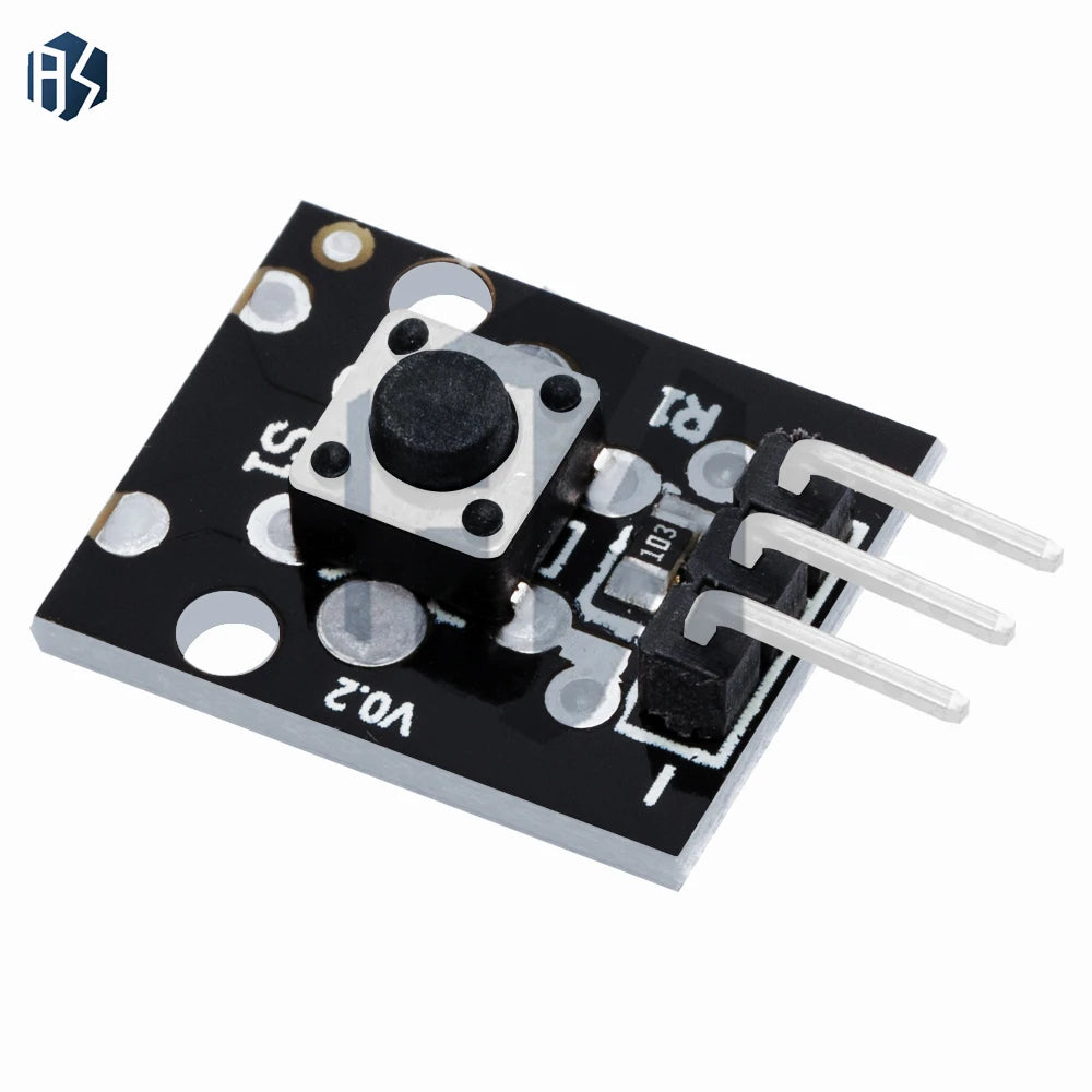 KY-004 3Pin Tactile Switch Module 6x6x5mm, Push Button for Arduino DIY Mini Projects