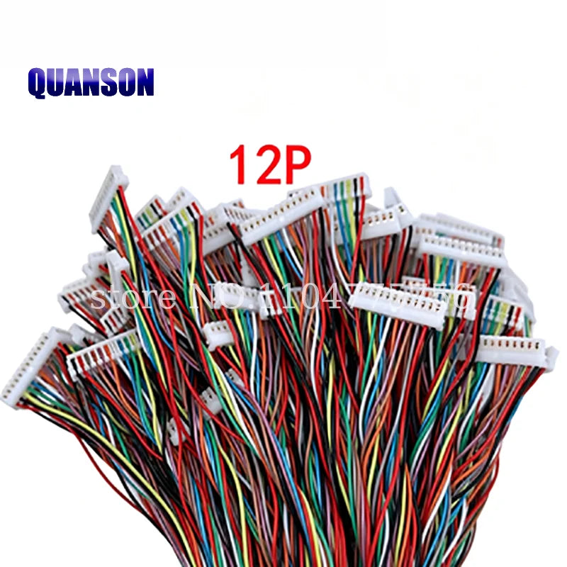 5PCS  JST 0.8mm Connector Cable Wire 02SUR Single Double Head 2P 3P 4P 5P 6P 7P 8P 10P 0.8mm Pitch IDC Type 10cm 20cm 30cm