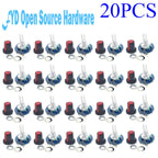 1-50pcs Digital Rotary Encoder Module with Push Button 20 PPR 5V for Arduino Car Audio DIY