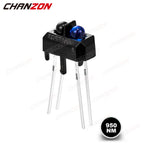 10pcs TCRT5000 TCRT5000L IR LED Light Emitting Diode Infrared 12M Switch Sensor Lamp TCRT 5000 Infra Red Phototransistor Remote