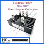 100A 1600V Three Phase Diode Bridge Rectifier AC to DC Generator Voltage Regulator Parts SQL100A-16 Module SQL100A
