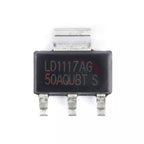 20PCS LD1117AG LD1117-ADJ LD1117-5.0 LD1117-3.3 LD1117-2.5 LD1117-1.8  LD1117-1.2 SOT-223 Low Dropout Linear Regulator Chip IC