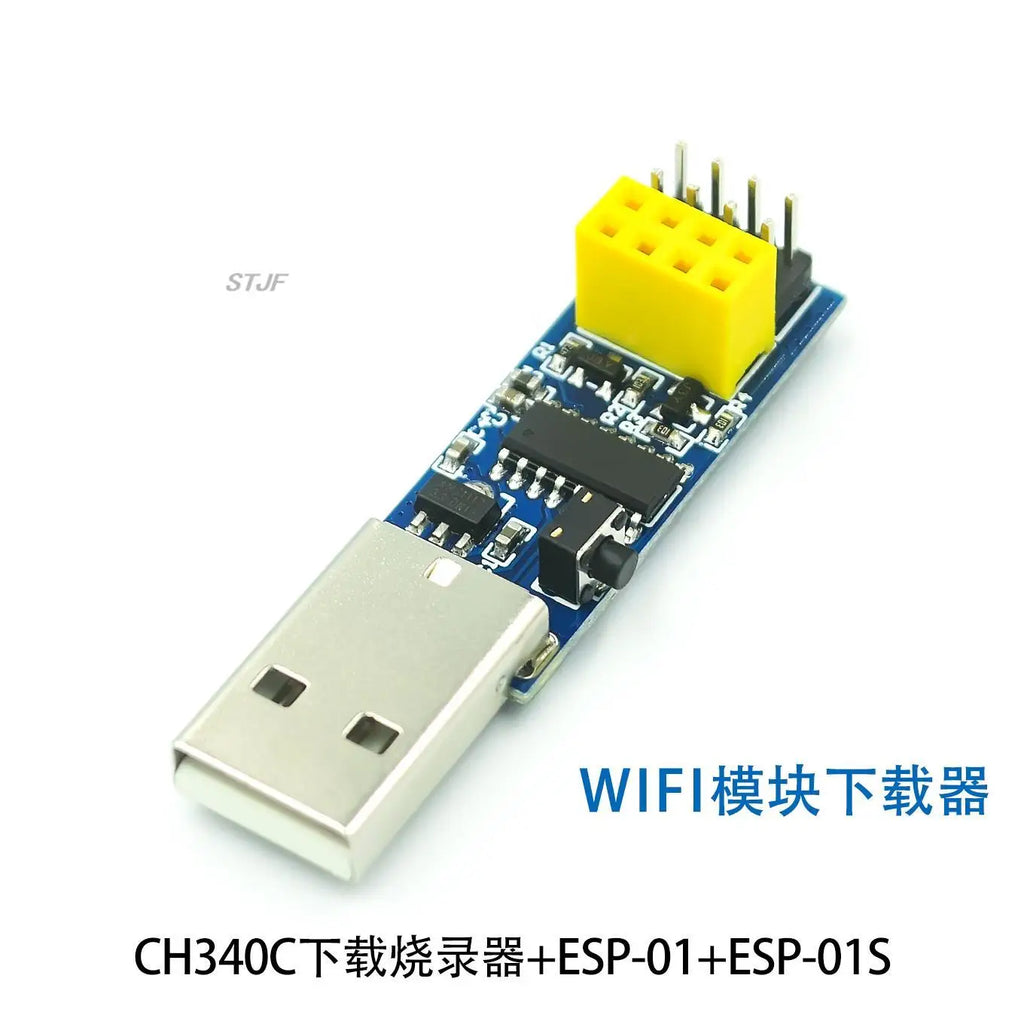CH340C ESP PROG V1.0 WIFI Downloader ESP8266 ESP-01 ESP-01S WIFI Wireless Programmer Adapter Module