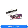 12bits 16 Bit I2C ADS1115 ADS1015 Module ADC 4 channel with Pro Gain Amplifier 2.0V to 5.5V for Arduino RPi