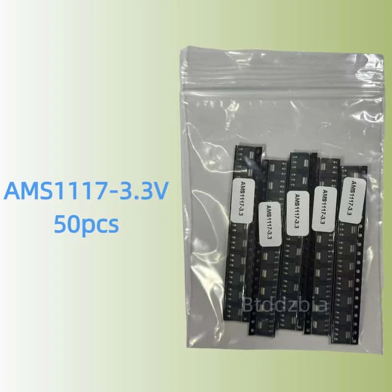 70pcs kit Voltage Regulator Kit AMS1117 1.2V/1.5V/1.8V/2.5V/3.3V/5.0V/ADJ lm1117 AMS1117-1.2 AMS1117-1.8 AMS1117-2.5 AMS1117-3.3