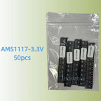 70pcs kit Voltage Regulator Kit AMS1117 1.2V/1.5V/1.8V/2.5V/3.3V/5.0V/ADJ lm1117 AMS1117-1.2 AMS1117-1.8 AMS1117-2.5 AMS1117-3.3