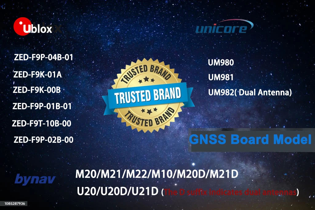 ZED-F9K-01A 184-Channel GNSS Module Development Board RTK NMEA/UBX/RTCM3.3 Protocols RTK Convergence  10s 2.7-3.6V Supply