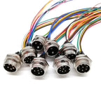 GX16 Butt Joint 2/3/4/5/6/7/8/9/10 Pins Waterproof Aviation Plug Socket 0.5m Wire Cable Connector Air Plug Electrical Cord