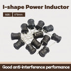 10PCS 0608 6*8mm I-shape Power Inductor Inductance Copper Coil  68Uh 100Uh 150UH 220/330/470UH 1MH 2.2MH 3.3MH 4.7MH 10MH Hot