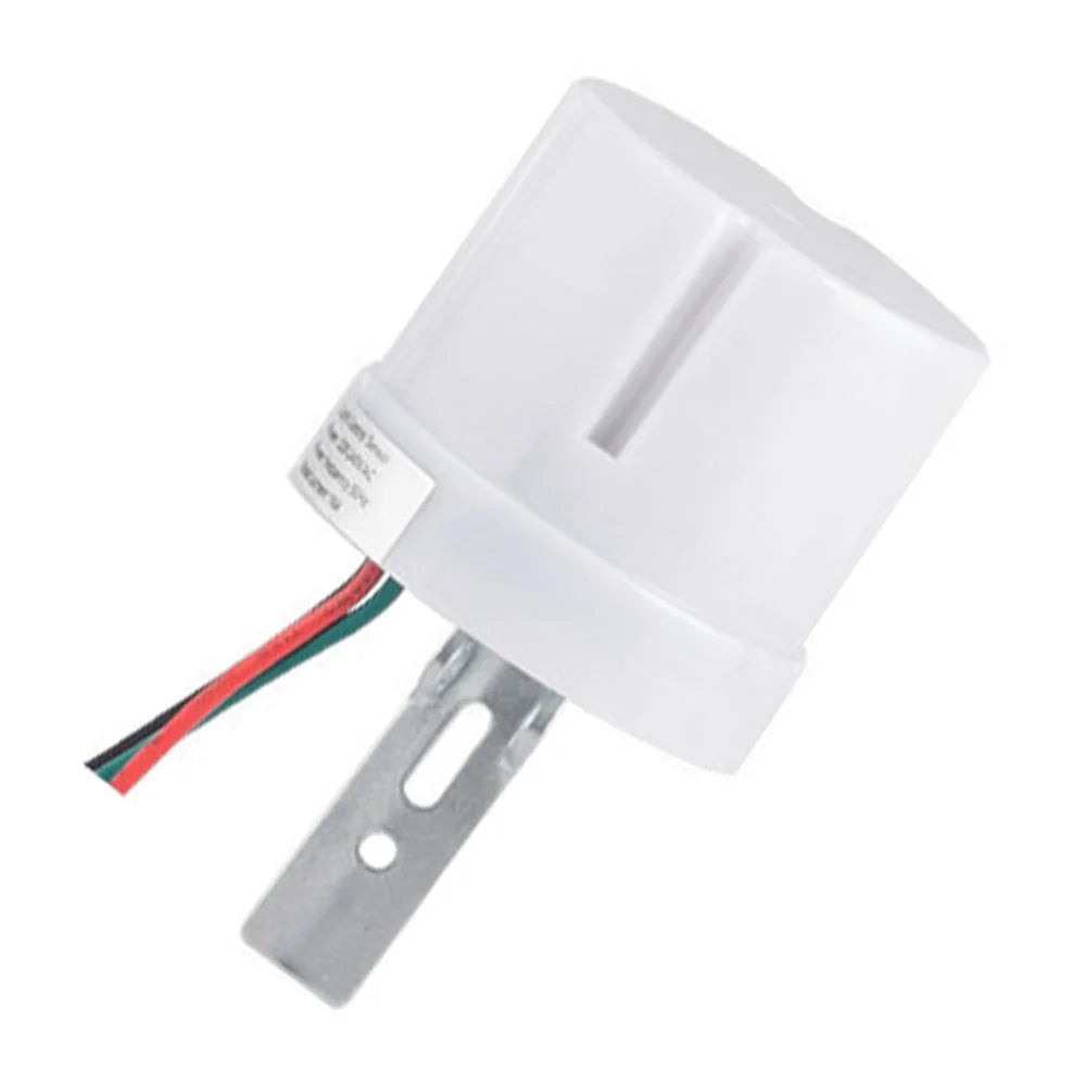 Automatic On Off Photocell street Light Switch DC 12V AC 220V/110V 50-60Hz 10A Photo Control Photoswitch Rainproof Sensor Switch