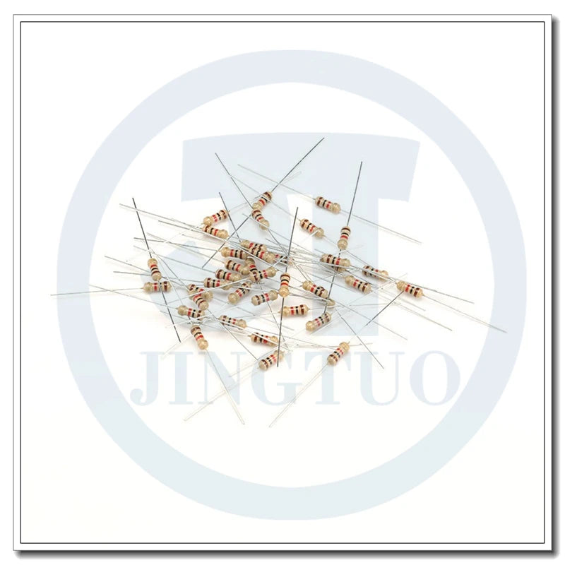 100pcs Carbon Film Resistor 1/4Watt 0.25W 1.2/15/18/100/220/240/270/300/330/360/390/43/470/51/56/62/68/75/820R/910K 10R 1M Ohm