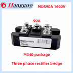 MDS60-16 60A 75A 90A 100A 120A 150A Three-phase Rectifier Module MDS100-16 AC/DC module 60A 1600V 3-Phase Diode Bridge Rectifier