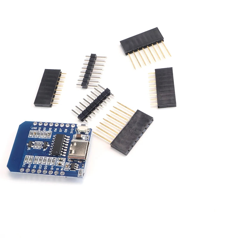Original D1 Mini ESP8266 NodeMcu Board Type-C USB with ESP-12F 4MB Flash for Arduino IDE & IoT Project