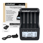 LiitoKala Lii-500 Battery Charger 4 Slot LCD Tester for 18650 26650 AA AAA Flashlight Vape Li-ion NiMH Rechargeable Cells