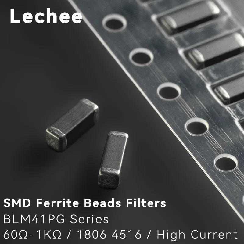 20pcs/lot 1806 60R 75R 180R 470R 1K 4516 SMD Ferrite Beads BLM41PG600SN1L BLM41PG750 BLM41PG181 BLM41PG471SN1L BLM41PG102SN1L