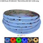 COB SPI LED Strip Light 24V 5m Addressable Pixels White CCT RGB RGBW RGBCCT WS2811 WS2814 Digital IC FCOB Magic Color Tape Rope