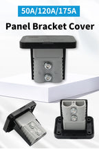 OMCH 1/2/5PCS 50A/120A/175A For Double Pole Plug Connector with Mount Bracket Panel Cover For Boat Truck Cable Connectors Plug