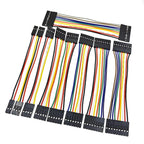 10PCS 2.54mm Dupont Line 2/3/4/5/6/7/8/9/10Pin Female Connector with Wire 10cm 20cm 30cm Single/Double Head Jumper Cable For PCB