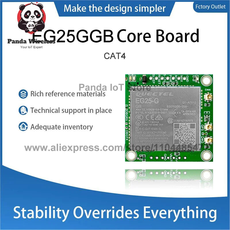 1pcs Quectel EG25-G EG25-GGB 4G Development Board GNSS CAT4 Core board LTE Module Compatible With EC25 EC21 EC20 EG21-G