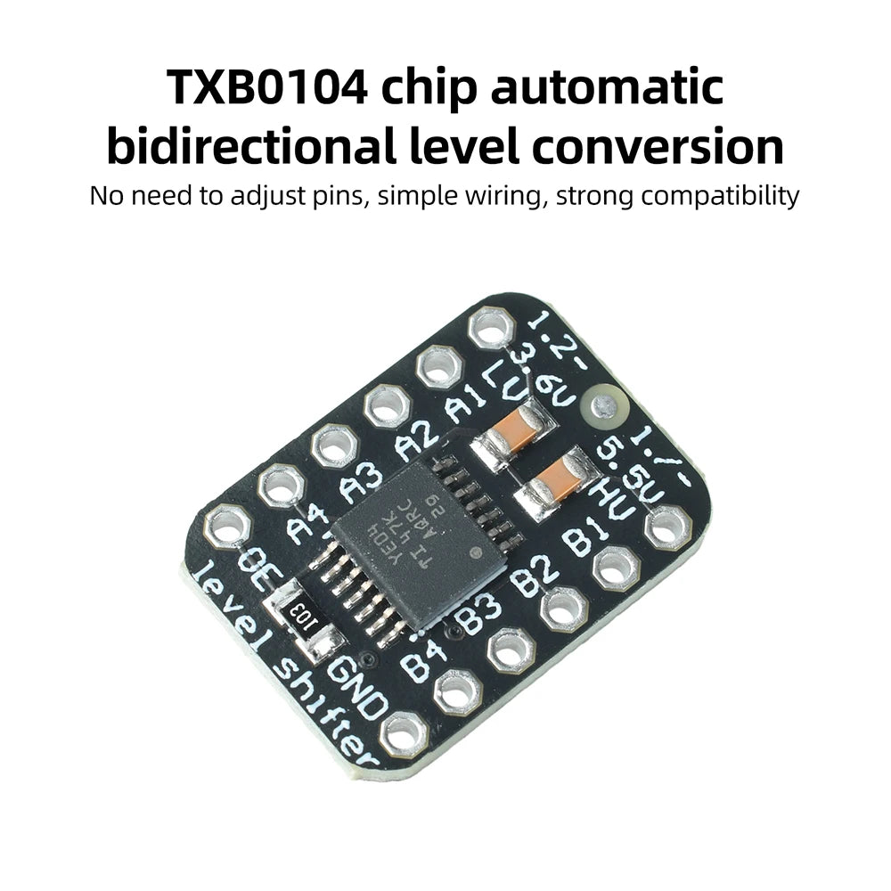 TXB0104 Bidirectional Logic Level Shifter Module Auto Detection for DIY Projects and IoT Development For IoT DIY Project